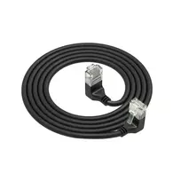 ACT tinklo kabelis Cat6a U/UTP su RJ-45 jungtimis 1,5 m Juodas