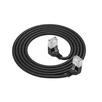 Tinklo kabelis ACT DA5930 Cat6a U/FTP (STP) Juodas 0,15 m su RJ-45 jungtimis, paauksuotais kontaktais