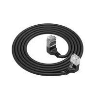 Tinklo kabelis ACT DA7952 Cat6a U/FTP (STP) juodas 0,25 m su RJ-45 jungtimis, auksuotais kontaktais
