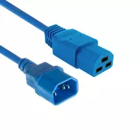 Maitinimo laidas ACT C14 – C21 IEC60320 mėlynas 1,5 m, 250 V 10 A
