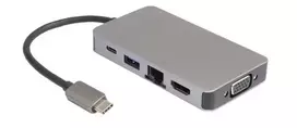 USB-C Mini Dock USB-C į 2 x USB 3.0 A / RJ45