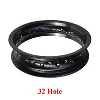 12 inch 2.15-12 Aluminum Alloy Rims Motocross 32/36 Spoke Holes Wheel Hub Circle Ring 2.15x12 for Motorcycle Dirt Bike Pit Bike black