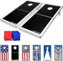 Gosports Classic standartinio dydžio cornhole rinkinys - įeina 8 pupų maišeliai ir taisyklės