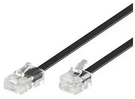 Microconnect MPK451S telefono laidas 1 m Juodas