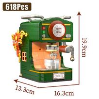 Premium-Quality Creative First-Class Vintage High-Standard Coffee Premium-Quality Machine High-Standard Retro Superior-Grade Camera Construction-Set orange