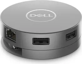 DELL DA305 6-in-1 USB-C multiport adapteris - laidinis - USB 3.2 Gen 2 Type-C - 10/100/1000Mbit/s - sidabrinis - 3840 x 2160 pikselių - Dell (5H1R0)