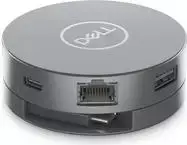 Dell 6-in-1 USB-C Multiport Adapter DA305 – pilka