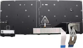 Klaviatūros atsarginė dalis Lenovo ThinkPad T14 Gen 5 — modelis 5N21M37913, su foniniu apšvietimu, juoda/įvairiaspalvė