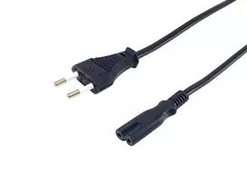 Equip aukštos kokybės maitinimo laidas, C7 į 2 kontaktų euro kištuką, 3,0 m, 3 m, 2 kontaktų, C7 jungtis, H03VVH2-F, 250 V, 2,5 A