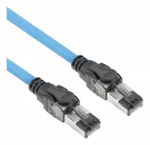 ACT Blue 45 m S/FTP CAT6A B2ca PoE++ 100W vientisas paruoštas montavimo kabelis, RJ45 vyriškas – vyriškas
