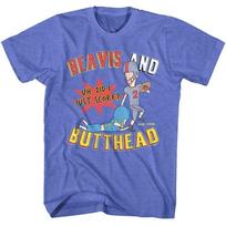 Beavis and Butthead Did I Just Score Football Men T Shirt XXXL blue