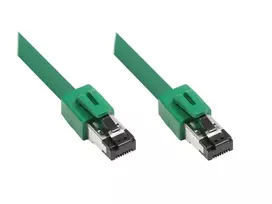 Tinklo kabelis Alcasa 8080-150G žalias 15 m Cat8.1 S/FTP