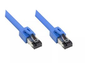 Tinklo laidas Alcasa 8080-100B 10m Cat8.1 S/FTP Mėlynas