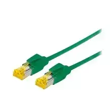 Tinklo kabelis Tecline 1m Cat6a S/FTP Žalias