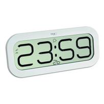 Skaitmeninis laikrodis TFA-Dostmann 60.4514 Oval White LCD 321mm