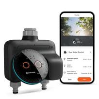 GARDENA belaidis vandens valdiklis sodo laistymui 19034-20 – Bluetooth, baterijos (AA), juoda