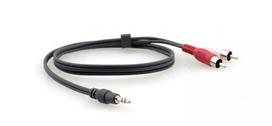 Audio kabelis Kramer Electronics C-A35M/2RAM-50 15,2 m 3,5 mm 2 x RCA juodas