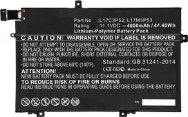 CoreParts MBXLE-BA0130 baterija, skirta Lenovo ThinkPad L480 / L serijai