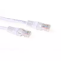 ACT White 0.5 metro U/UTP CAT6A pataisos laidas su RJ45 jungtimis