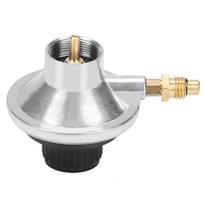 Zinc Alloy 1 ‑20UNF Propane Gas Low Pressure Adjustable Regulator Control Valve BBQ Grill white
