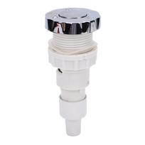 Sūkurinės vonios pneumatinis mygtukinis jungiklis PVC reguliuojamas oro slėgis vonios oro jungiklis 16 mm iki 18 mm išorinio skersmens jungtis SPA priedui balta