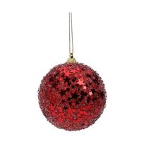 Eglutės žaisliukas Glitter, raudonas, putų polietilenas