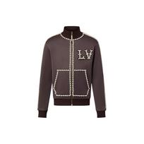 LOUIS VUITTON Technical Cotton Track Top Embellished With Pearls 1AFJF2 M0 ruda