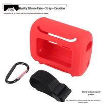 Silicone Case with Bicycle Strap for JBL GO5 Bluetooth Speaker, Music Gold Brick 5th Gen Protective Cover