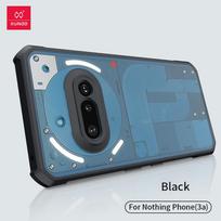Xundd For Nothing Phone 3 Transparent Phone Cover Shockproof Bumper Protective Shell Cases For Nothing Phone 3A Luxury Casing Pc + tpu&1 Piece Case gray