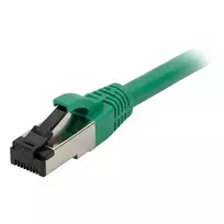 Synergy21 Patch Cable RJ45, CAT8.1 2000MHz, 2m, Green, S/FTP, TPE/LSZH SuperFlex, AWG26