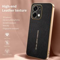 For OPPO A6 A6 Pro A6C A6X   premium electroplated lychee-textured phone case that’s shockproof and fingerprint-resistant For A6X 5G Global juoda