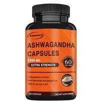 Xemenry Ashwagandha 3300mg Capsules 120pcs — Daily Wellness, Nutritional Support, Antioxidant Support 120*1
