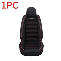 Universalus lininis automobilio sėdynės užvalkalas Lininis automatinis sėdynės apsauginis automobilinis automobilio pagalvė, tinkamas sedanui visureigiams pikapams Black Front 1pc black