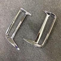 Exterior Styling For Toyota Noah Voxy 2014-2018 Chrome Side Rear Tail Fog Lamp Cover Trim Car Back Fog light Protector gray