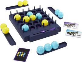 Mattel Games Hkr53 Bounce-off Pop-out vakarėlių žaidimas šeimoms, paaugliams, suaugusiems su 16 kamuoliukų, 20 iššūkių kortelių, žaidimo tinkleliu su laikmačiu, dovana vaikams nuo 7 metų