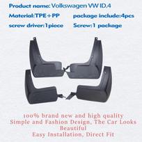 FOR Volkswagen VW ID.4 ID4 - Mudguard Fender Mud Flap Guard Splash Mudflpas Car Accessories Auto Styline Front Rear 4pcs juoda