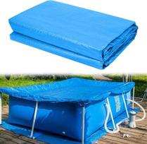 Hiqe-fl Baseinas po apačia, baseino pagrindo paklotas 445 x 254 cm, baseino grindų apsaugos kilimėlis, grindų apsauginis brezentas, baseinas, sulankstoma baseino grindų apsauga, baseino priedai, skirtas