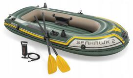Pripučiama valtis Seahawk 2 + irklai + pompa 236x114x41 cm - Intex 68347 modelis 2025