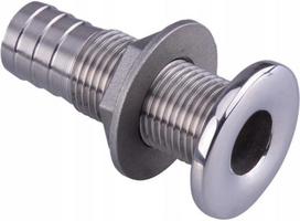 Nerūdijančio plieno A4 borto jungtis 3/4'' vandens nutekėjimas iš kokpito 19mm Young Marine