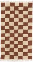 Ferm Living Kilimas Mara kreminės rudos spalvos 90 x 150 cm