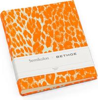 Semikolon Nuotraukų albumas Bethge x Semikolon Leopard 21,6 x 25,5 cm oranžinis