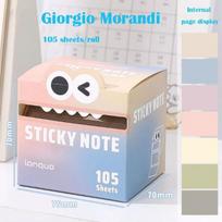 105 Sheets Cartoon Memo Pad Paper Sticky Notes Planner Sticker Paste Kawaii Papeleria Office School Supplies Korean Stationery white