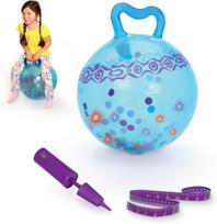 B. toys – Hop n’ Glow – šviečiantis šokantis kamuolys su rankena – šokdynės kamuolys vaikams nuo 3 metų (su oro pompa)