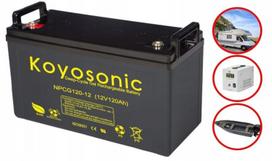 Gelio akumuliatorius Koyosonic 12v Npcg 120ah sustiprintas Deep Cycle 12 metų