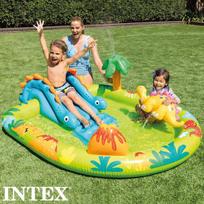 Intex 57166np pripučiamas žaidimų aikštelė mažas dinozauras, įvairiaspalvis