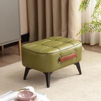 1 vnt. Minimalistinis žemas suoliukas, Super minkšta ir vietą taupanti žema sofa, Namų ūkio batų suolas su minkšta sėdimąja dalimi, Svetainei, įėjimui ruda