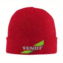 Fendt Warm Knitted Cap Hip Hop Bonnet Hat Autumn Winter Outdoor Beanies Hats for Unisex Adult black