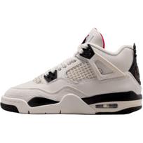 Jordan Air Jordan 4 žemi vaikiški krepšinio bateliai Balti Juodi Unisex IM4026-100 36.5 gray