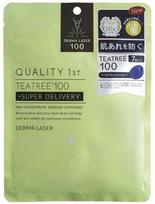 Quality 1st Derma Laser Super TEATREE100 Mask Face Pack Sheet Mask Skin Irritation Tree Dipotassium Made in Japan (7 sheets) / (Tea / Glycyrrhizate) balta