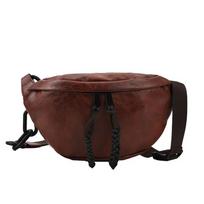 Madinga minkštos odos juosmens krepšys Moteriška fanny pack peties diržo piniginė krepšiai Mados dizainerio crossbody krūtinės krepšiai brown